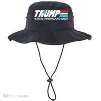 Trump A Real American Hero Bucket Hat thumb 0