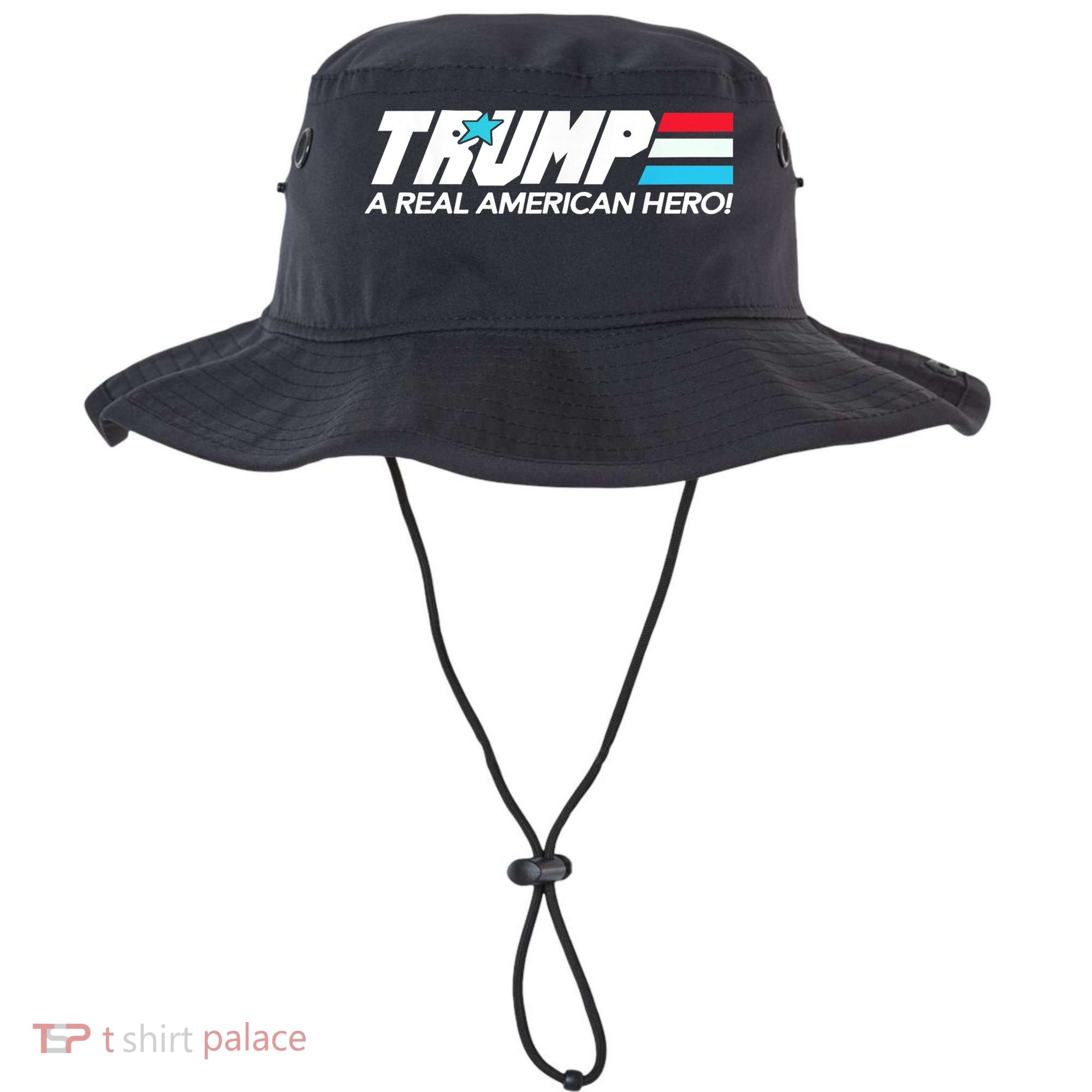 Trump A Real American Hero Bucket Hat