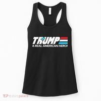 Trump A Real American Hero Women's Tank Top thumb 0