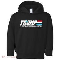Trump A Real American Hero Toddler Hoodie thumb 0