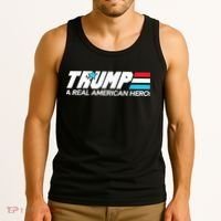 Trump A Real American Hero Tank Top thumb 3