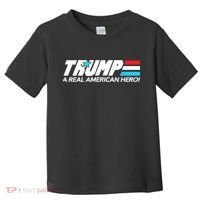 Trump A Real American Hero Toddler T-Shirt thumb 0