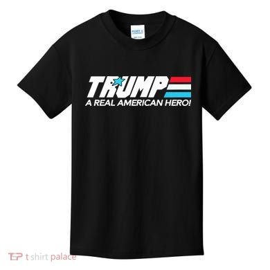 Trump A Real American Hero Kids T-Shirt