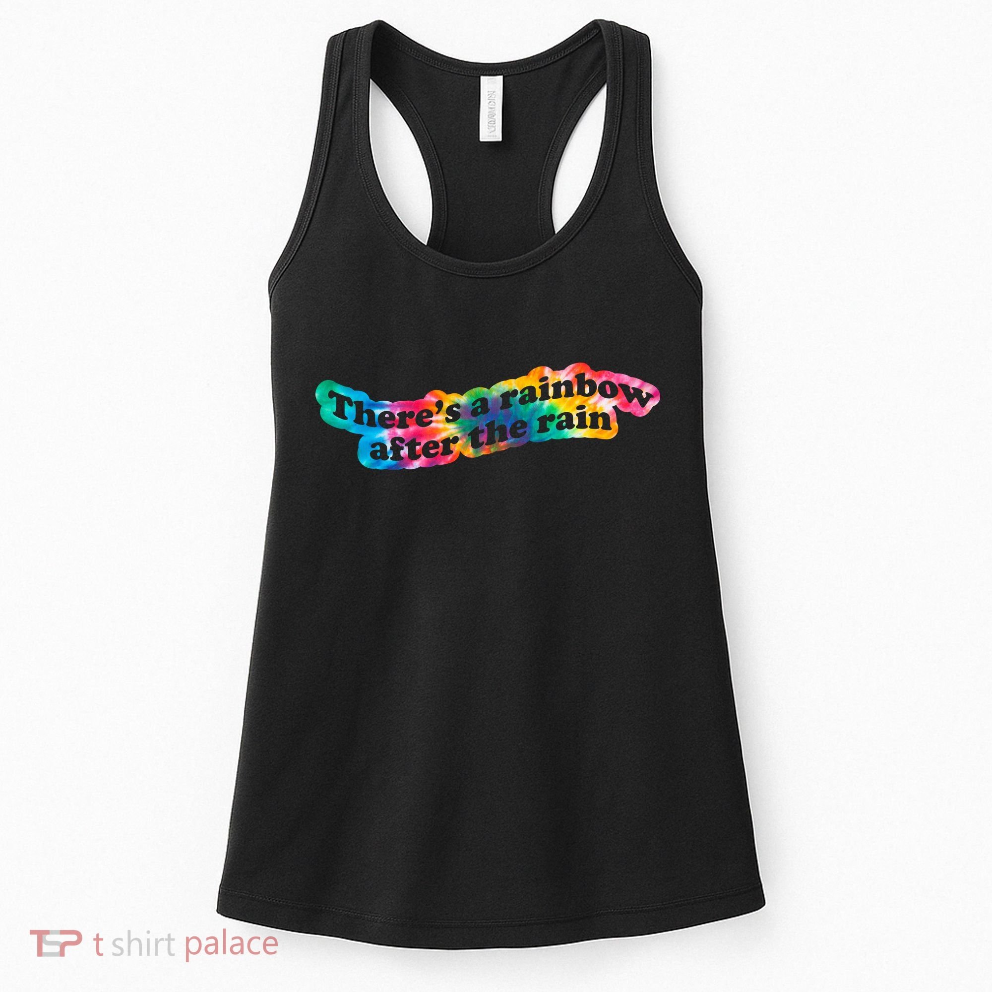 There's A Rainbow After The Rain Mental Health Awareness Women's Tank Top
