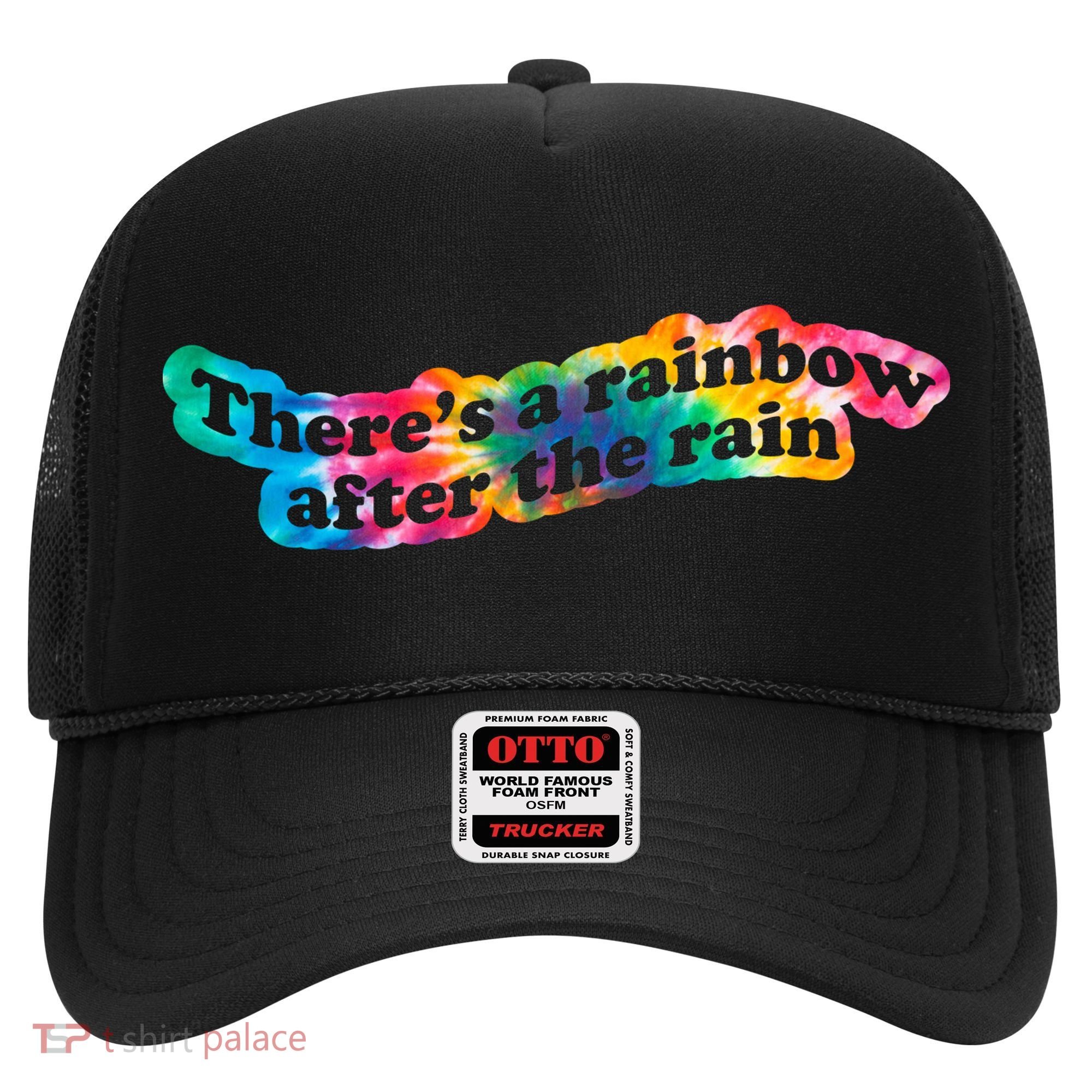 There's A Rainbow After The Rain Mental Health Awareness Hat