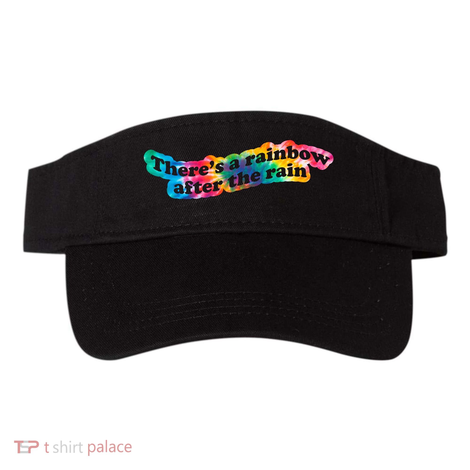 There's A Rainbow After The Rain Mental Health Awareness Visor