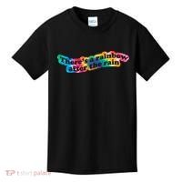 There's A Rainbow After The Rain Mental Health Awareness Kids T-Shirt thumb 0