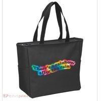 There's A Rainbow After The Rain Mental Health Awareness Tote Bag thumb 2
