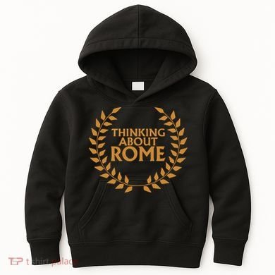 Thinking About Rome Kids Hoodie