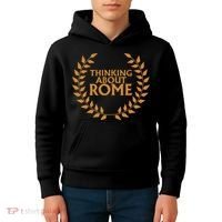 Thinking About Rome Kids Hoodie thumb 4