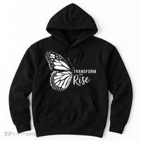 Transform And Rise Inspiring Butterfly Hoodie thumb 0
