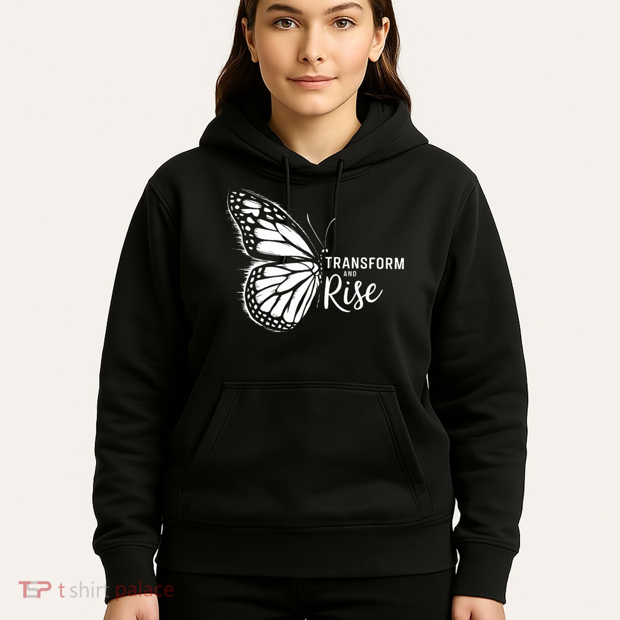 Transform And Rise Inspiring Butterfly Hoodie