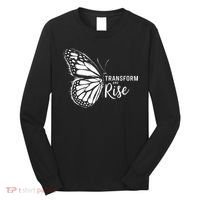 Transform And Rise Inspiring Butterfly Long Sleeve Shirt thumb 0