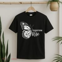 Transform And Rise Inspiring Butterfly T-Shirt thumb 2