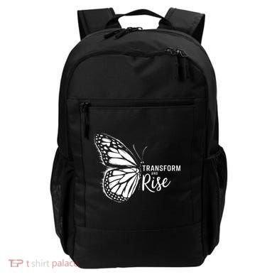 Transform And Rise Inspiring Butterfly Backpack