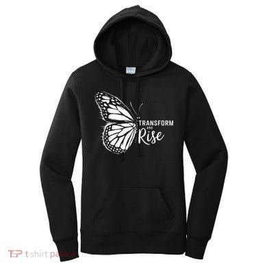 Transform And Rise Inspiring Butterfly Women's Hoodie
