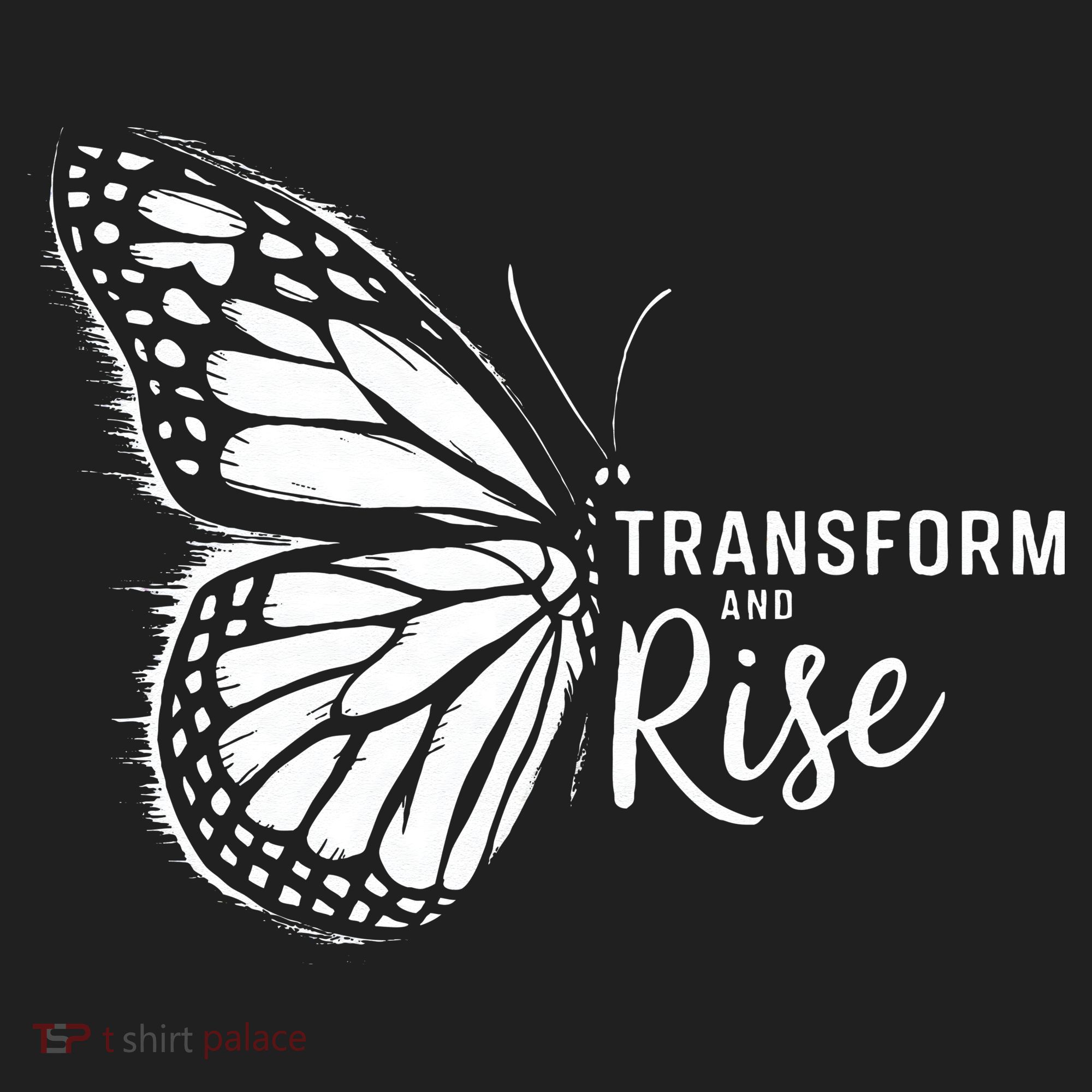 Transform And Rise Inspiring Butterfly Tumbler
