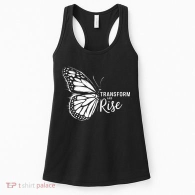 Transform And Rise Inspiring Butterfly Women's Tank Top