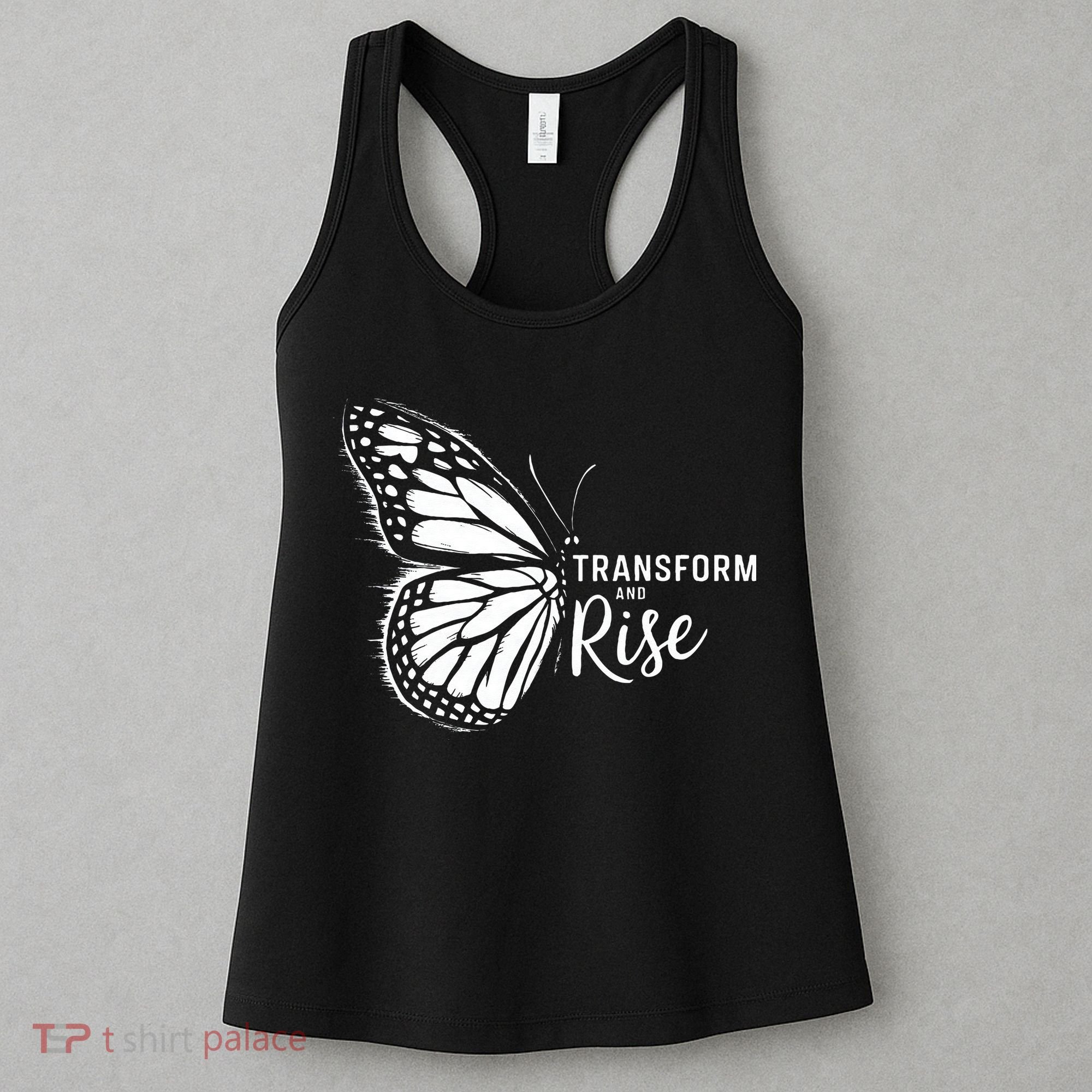 Transform And Rise Inspiring Butterfly Women's Tank Top