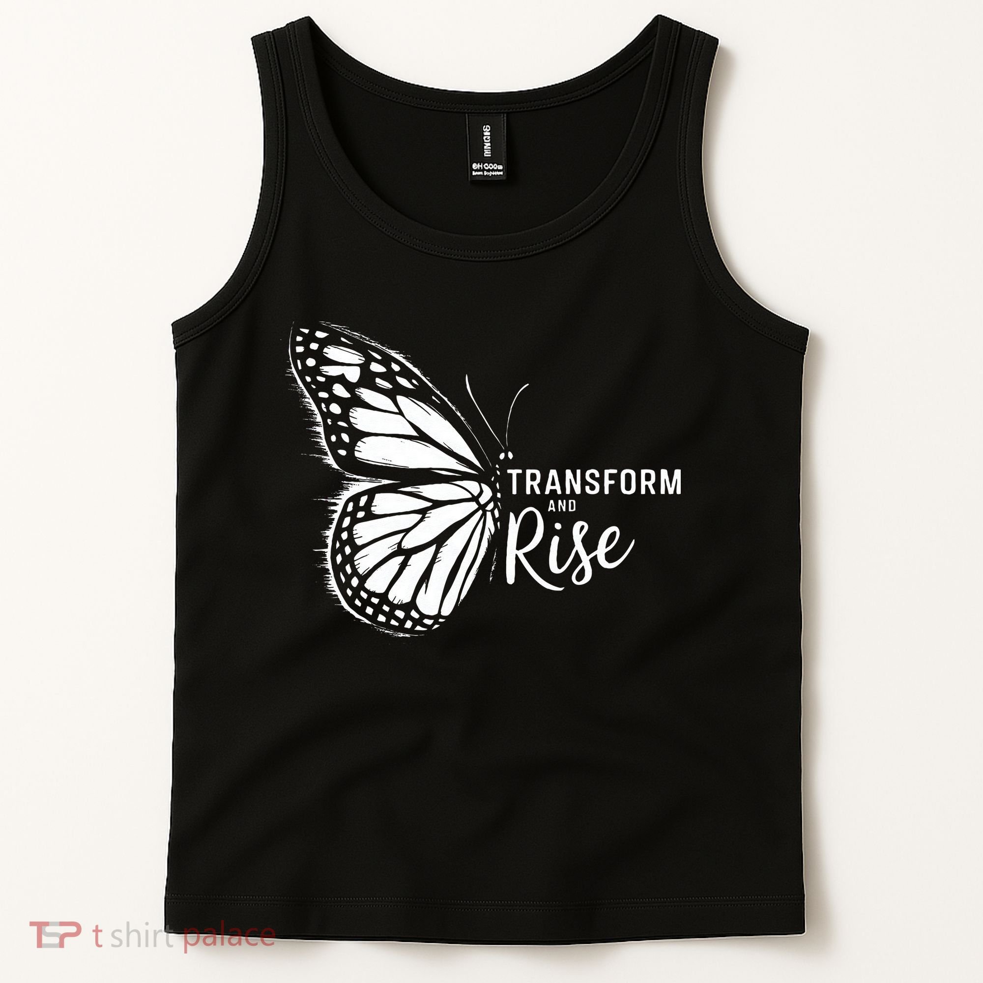 Transform And Rise Inspiring Butterfly Tank Top