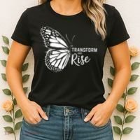 Transform And Rise Inspiring Butterfly Women's T-Shirt thumb 2