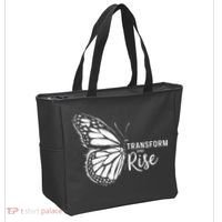 Transform And Rise Inspiring Butterfly Tote Bag thumb 2