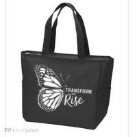 Transform And Rise Inspiring Butterfly Tote Bag thumb 3
