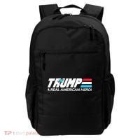 Trump A Real American Hero Backpack thumb 0