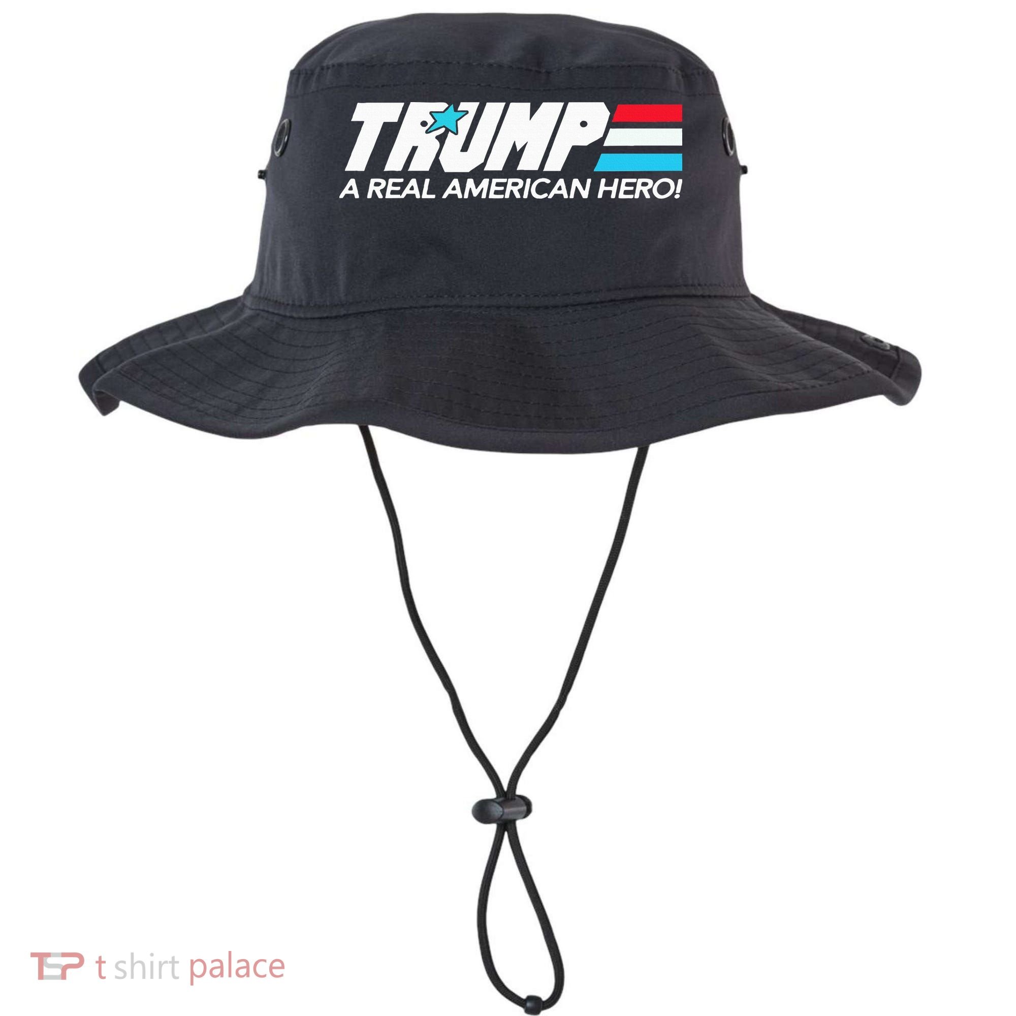 Trump A Real American Hero Bucket Hat