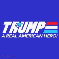 Trump A Real American Hero Button thumb 1