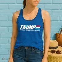 Trump A Real American Hero Women's Tank Top thumb 2