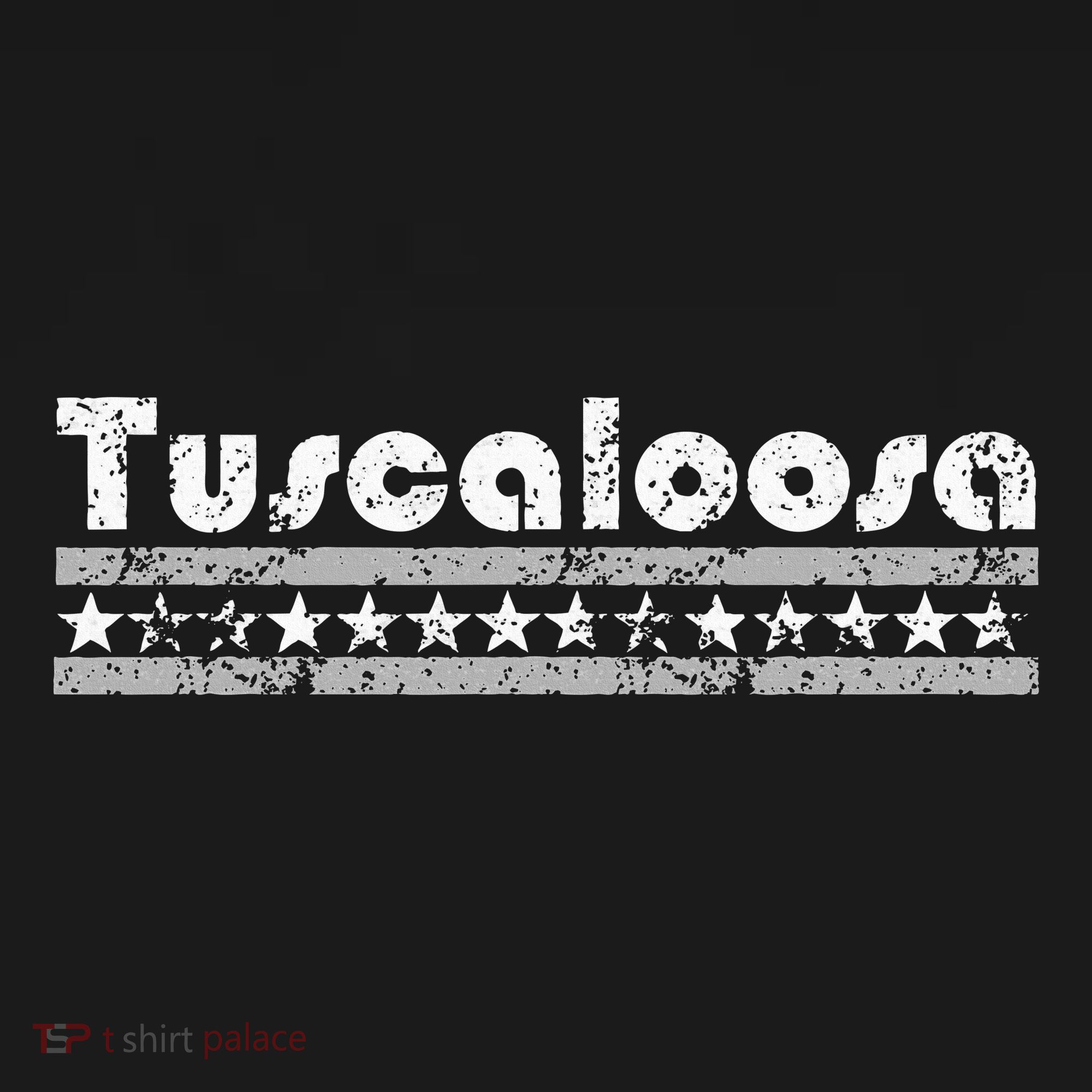 Tuscaloosa Alabama Retro Star Stripe Vintage Throwback T-Shirt