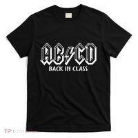 Teacher Abcd Rocks Back To School Back In Class Abcd T-Shirt thumb 0