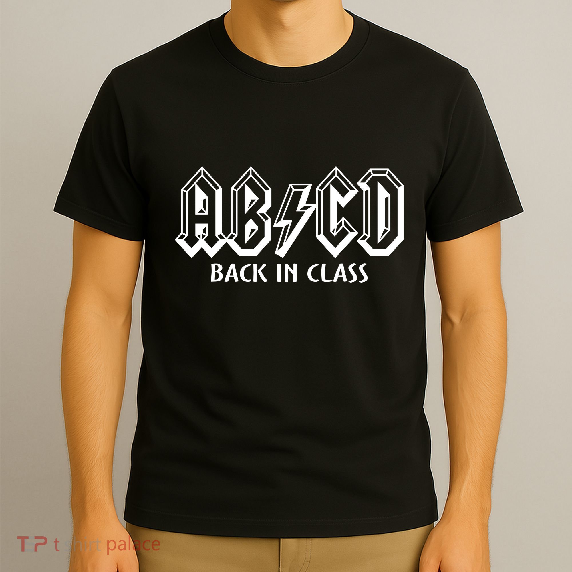 Teacher Abcd Rocks Back To School Back In Class Abcd T-Shirt