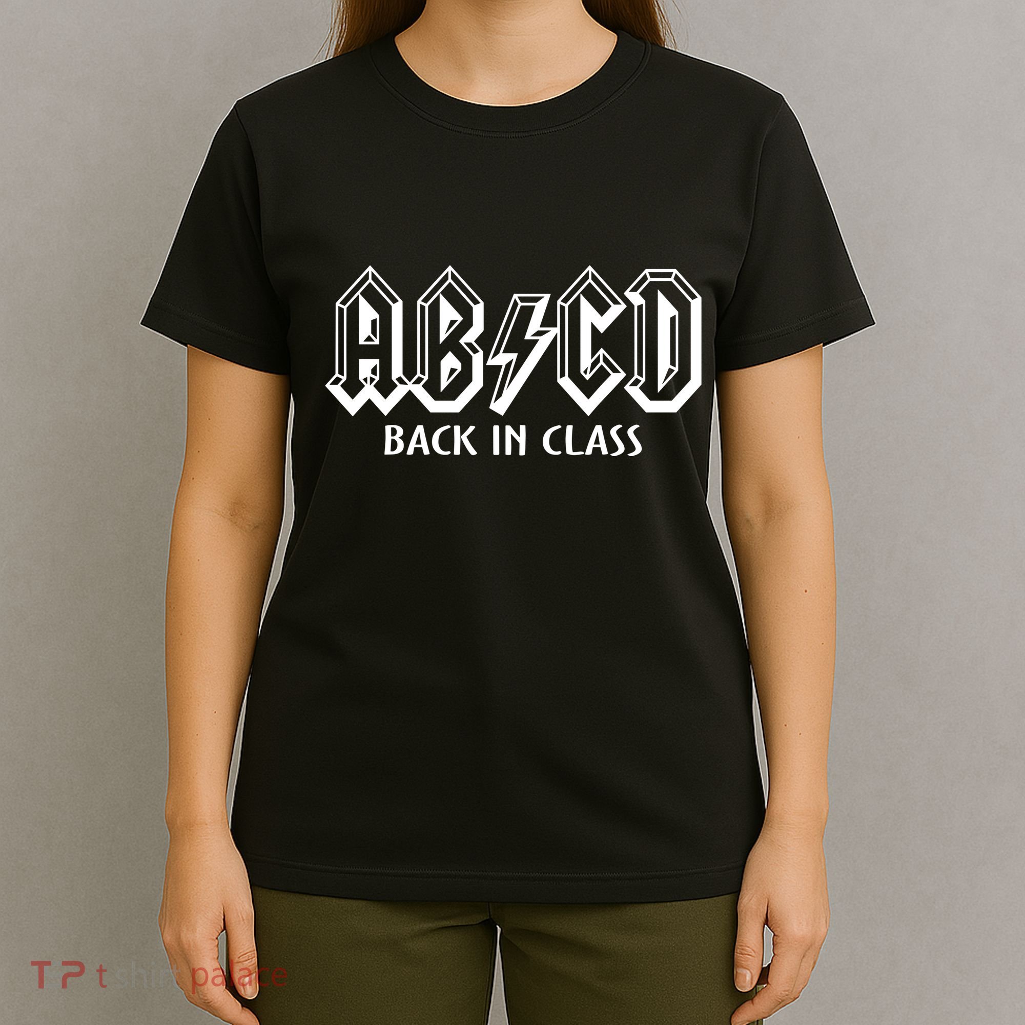 Teacher Abcd Rocks Back To School Back In Class Abcd T-Shirt