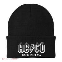 Teacher Abcd Rocks Back To School Back In Class Abcd Beanie thumb 0