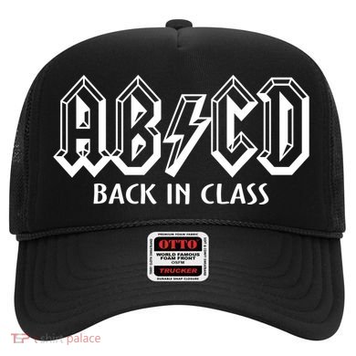 Teacher Abcd Rocks Back To School Back In Class Abcd Hat