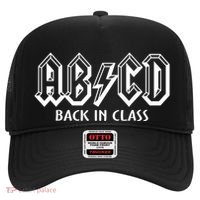 Teacher Abcd Rocks Back To School Back In Class Abcd Hat thumb 0