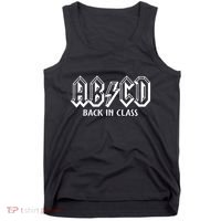 Teacher Abcd Rocks Back To School Back In Class Abcd Tank Top thumb 0
