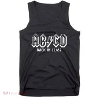 Teacher Abcd Rocks Back To School Back In Class Abcd Tank Top thumb 0