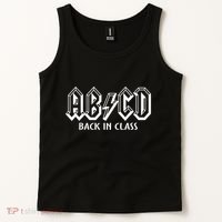 Teacher Abcd Rocks Back To School Back In Class Abcd Tank Top thumb 2