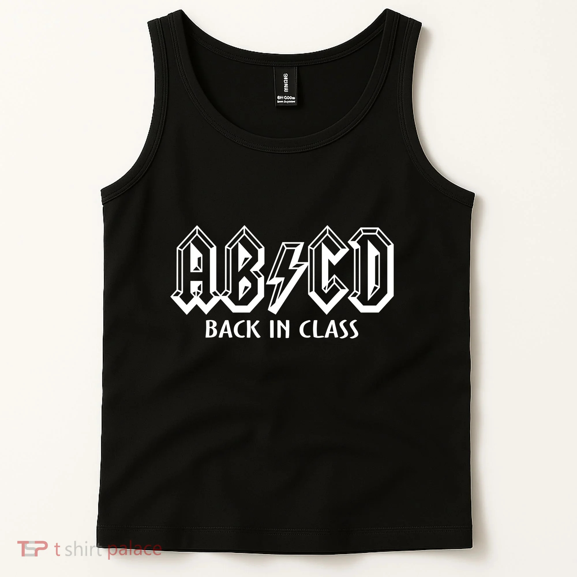 Teacher Abcd Rocks Back To School Back In Class Abcd Tank Top