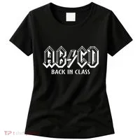 Teacher Abcd Rocks Back To School Back In Class Abcd Women's T-Shirt thumb 0