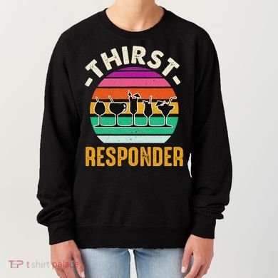 Thirst A Responder Funny Bartender Barman Barkeeper Barista Women's Sweatshirt