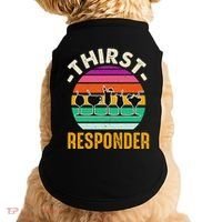 Thirst A Responder Funny Bartender Barman Barkeeper Barista Doggie Tank thumb 0