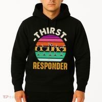 Thirst A Responder Funny Bartender Barman Barkeeper Barista Hoodie thumb 2