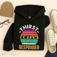 Thirst A Responder Funny Bartender Barman Barkeeper Barista Hoodie thumb 4