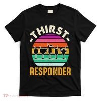 Thirst A Responder Funny Bartender Barman Barkeeper Barista T-Shirt thumb 0