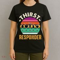 Thirst A Responder Funny Bartender Barman Barkeeper Barista T-Shirt thumb 4