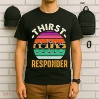 Thirst A Responder Funny Bartender Barman Barkeeper Barista T-Shirt thumb 6
